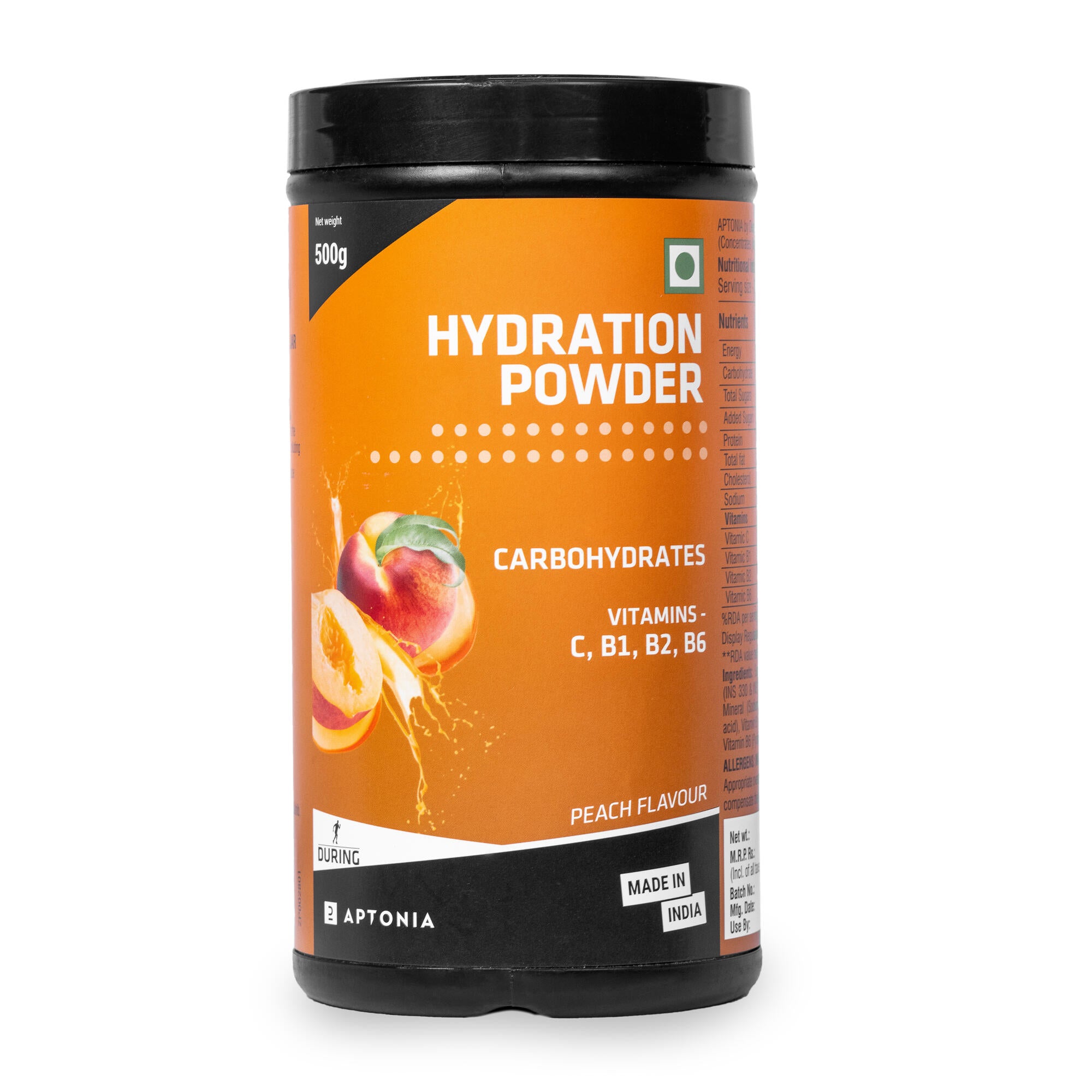 DECATHLON - Hydration Powder 500gm - Peach/Lemon